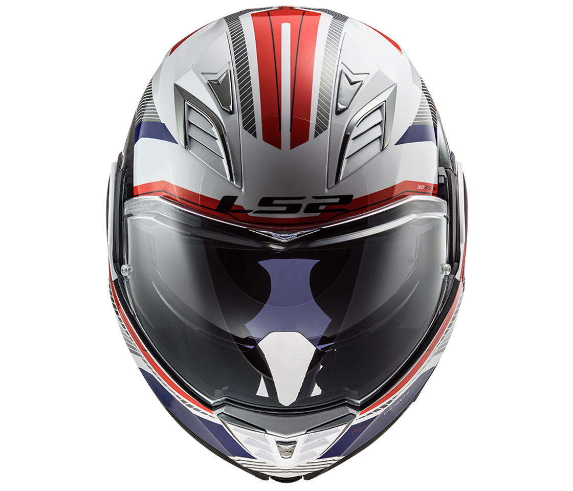 LS2 FF900 VALIANT II REVO WHITE RED BLUE