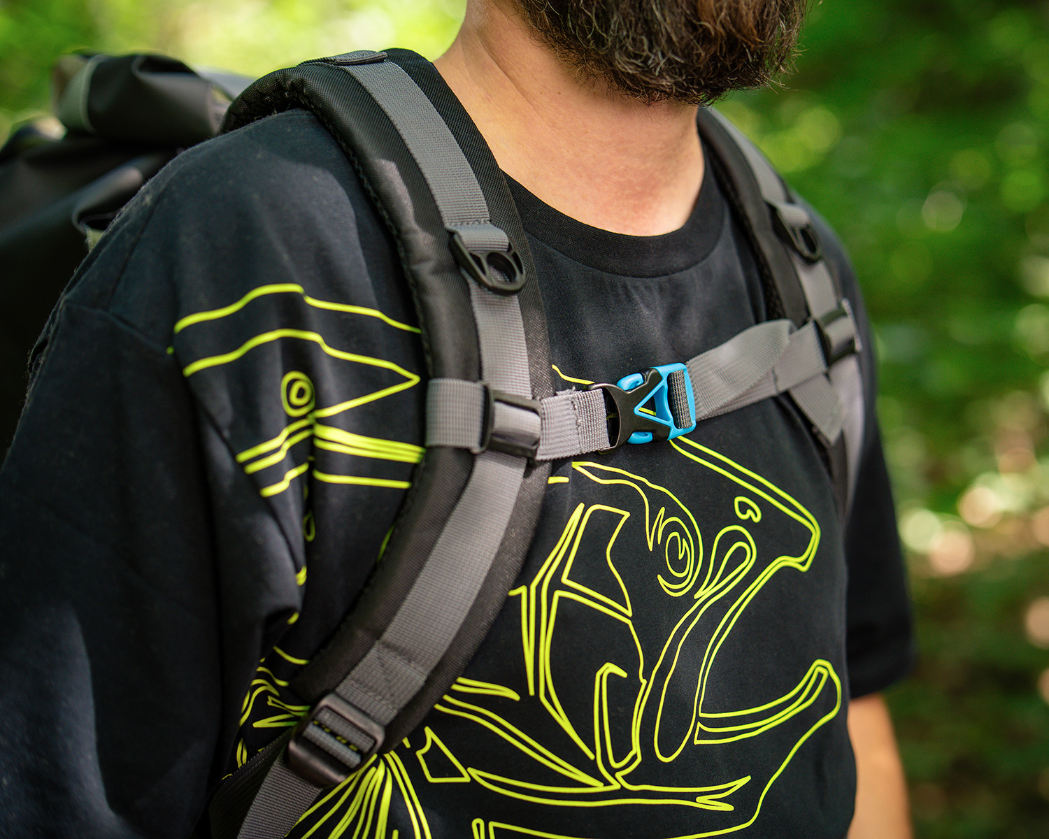 Finntrail T-shirt Big Fish BlackYellow S