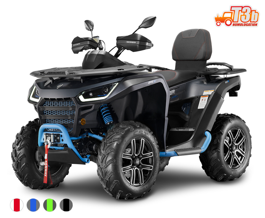 Segway Snarler AT6 L EPS, T3b, Silver/Blue