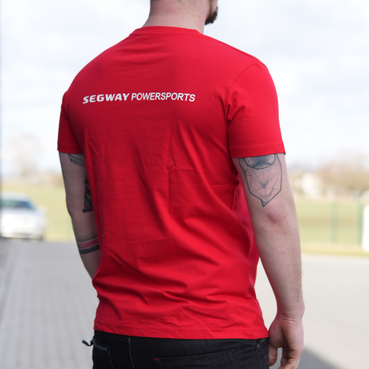 SEGWAY POWERSPORTS Red Men T-shirt M