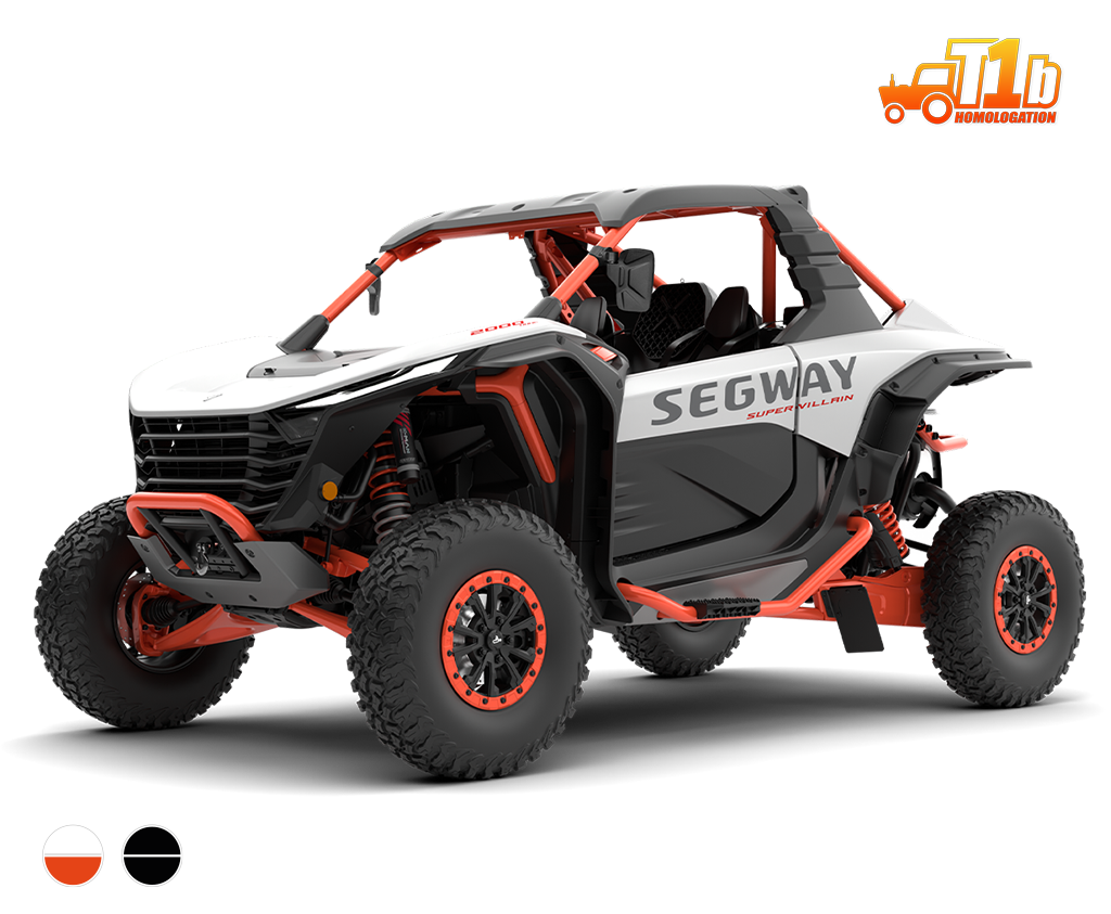 Segway Super Villain SX20T Premium, White/Red