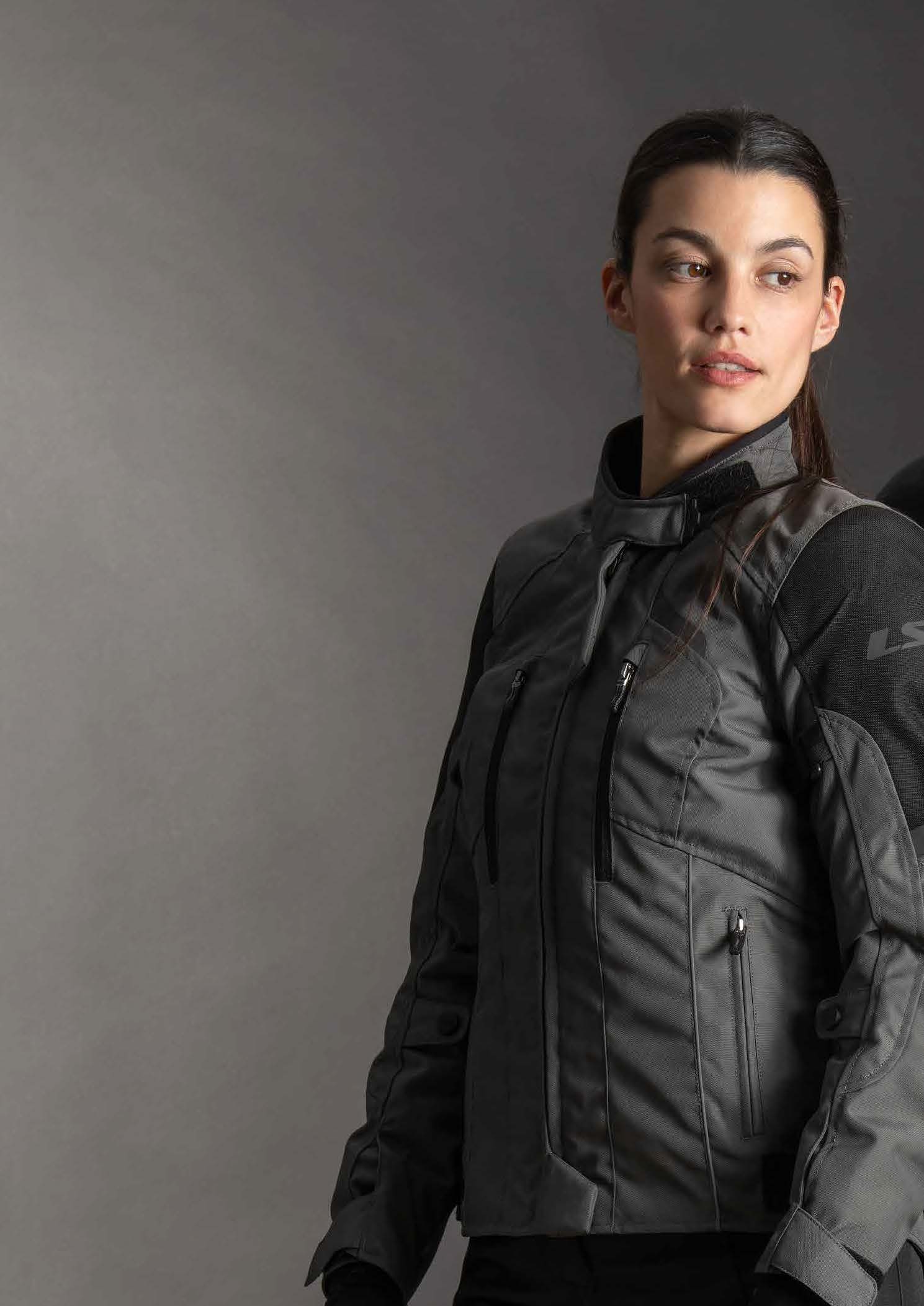 LS2 SERRA EVO LADY JACKET GREY