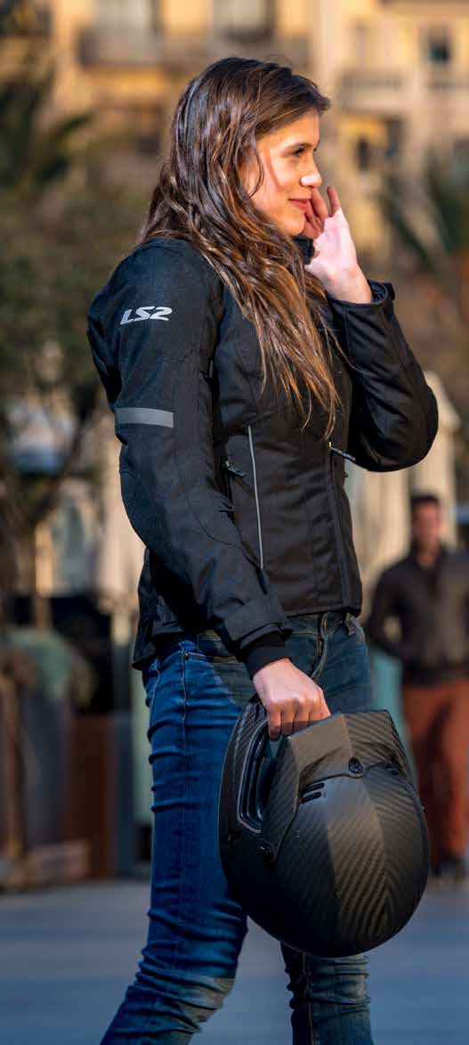 LS2 SERRA EVO LADY JACKET GREY