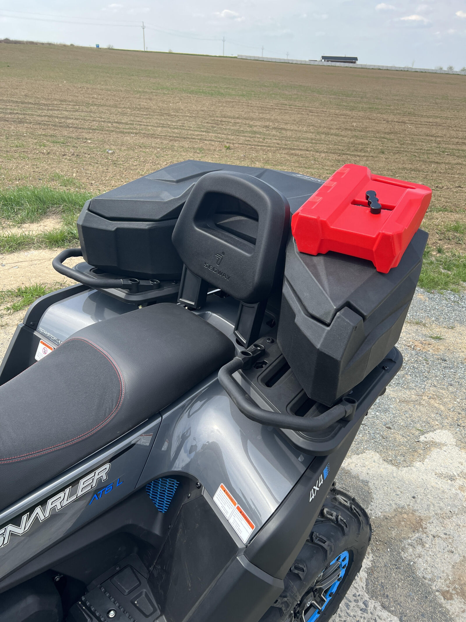 SHARK ATV plastový box AX105 na čtyřkolku SEGWAY AT10, CFMOTO X850 / X1000 (Gen.2)