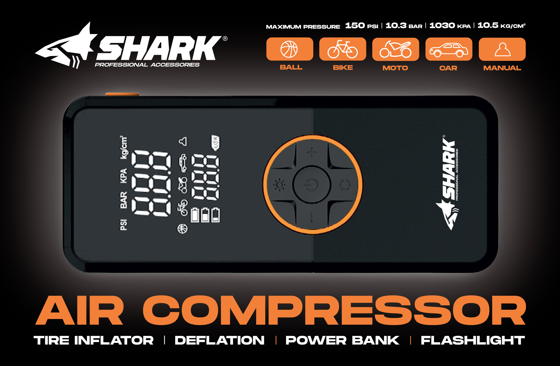 SHARK Battery Air Compressor BP-150