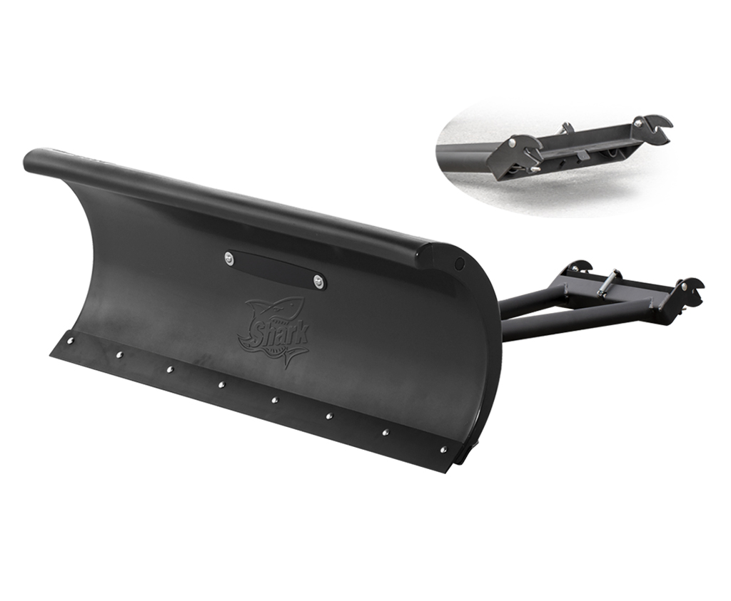 SHARK Snow Plow 52" DELUXE BLACK (132 cm) with QUICK adapter
