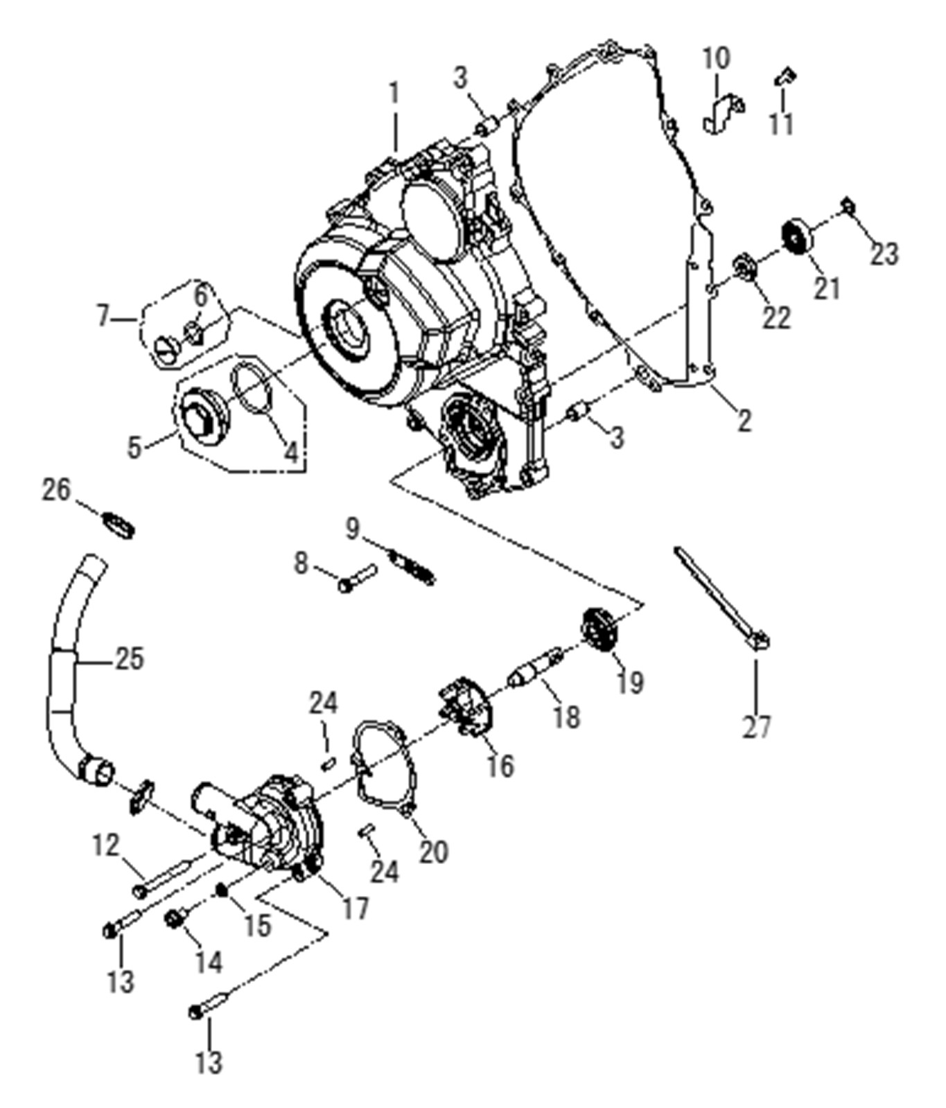 Cover, Crankcase