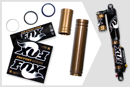 Kit: Upgrade, Kashima Air Sleeve [1.834 ID X 2.080 OD, 7.515 TLG] AI 6061,Dual Wiper, V 2