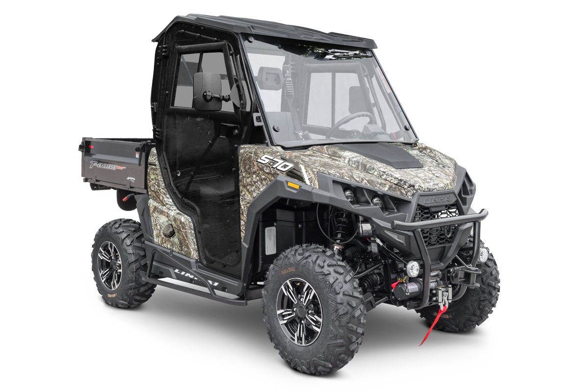 Kabina bez střechy včetně topení Linhai UTV 520/550/570/650 T-BOSS (možné použít originál střechu)