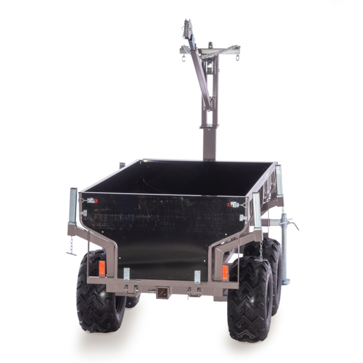 SHARK WOOD 1500, vozík za čtyřkolku, černý