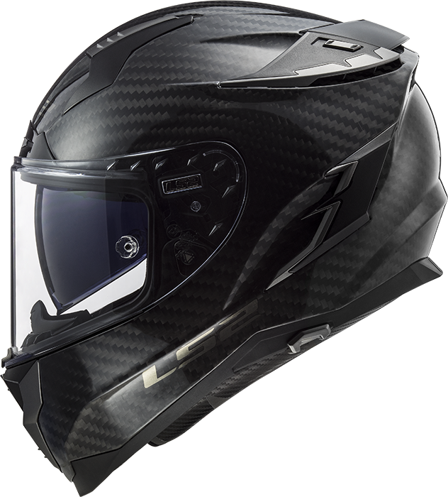 LS2 FF327 CHALLENGER C CARBON SOLID 3XL