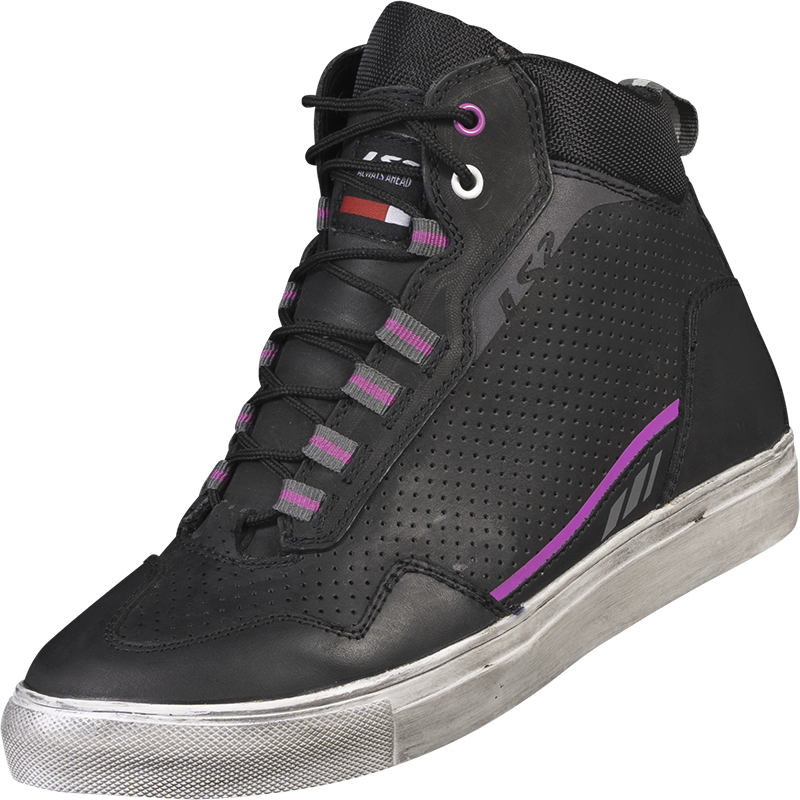 LS2 ZOE LADY BOOTS BLACK PURPLE
